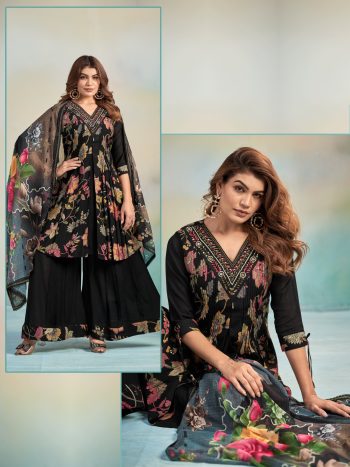 Royal Noir Floral Elegance 3 Piece Set